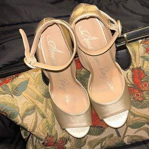 American Rag Gold Sandal